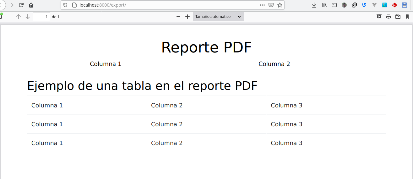 Generar PDF con Django